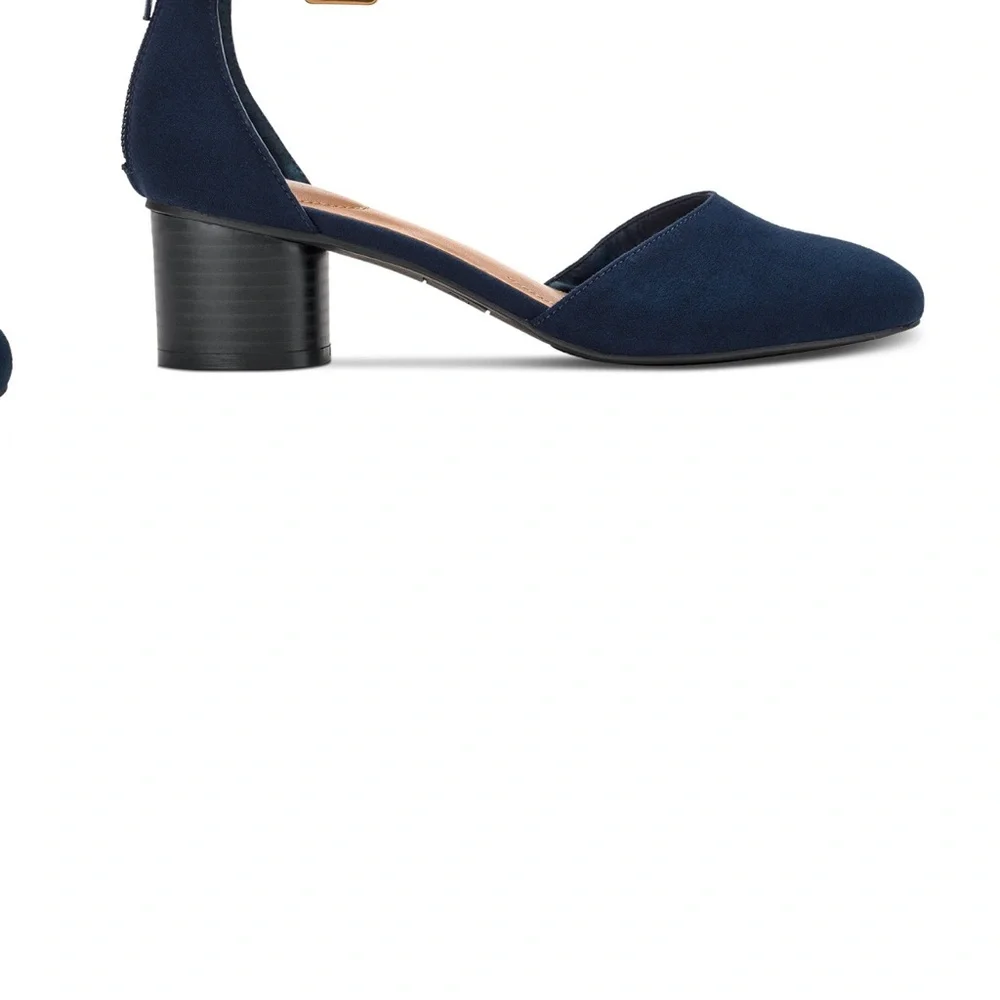 Style & Co Alinaa Block Heel Dress Pumps Size 8.5 - Picture 2 of 14